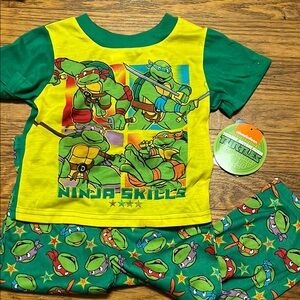 Green and Yellow Kids Pajamas
